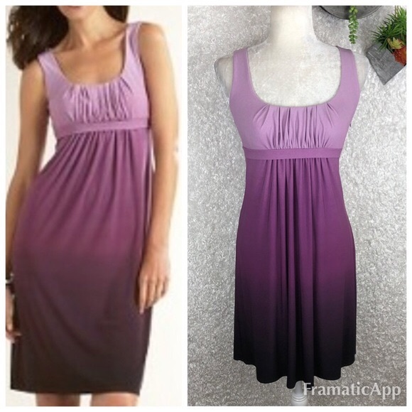 LOFT Dresses & Skirts - LOFT Ombre Dress in Purple - sz 16